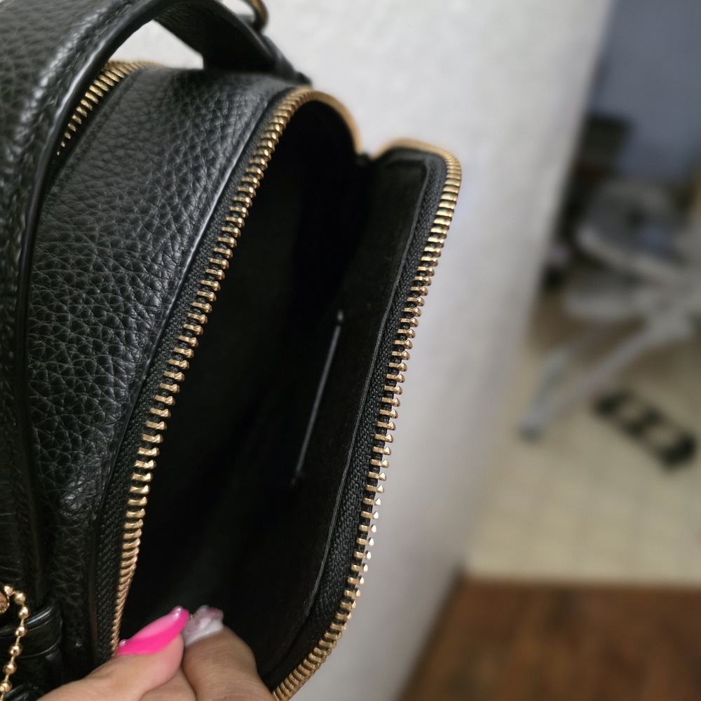 Coach Black Hexagonal Crossbody Bag - Picture 3 of 5